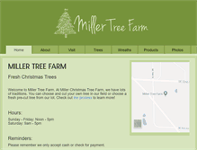 Tablet Screenshot of millertreefarm.com